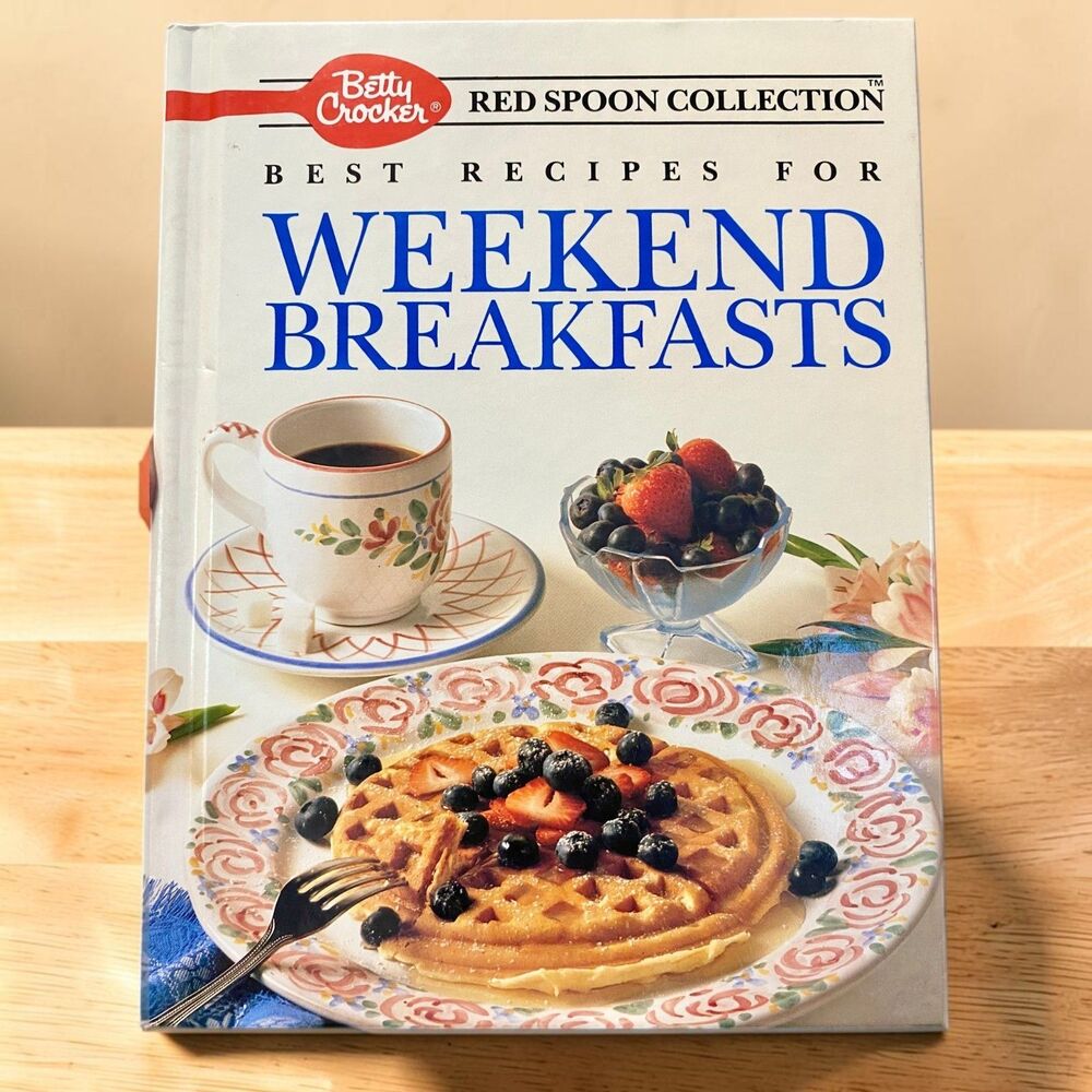 Vintage Betty Crocker Weekend Breakfasts Hardcover Cookbook Prentice Hall Press
